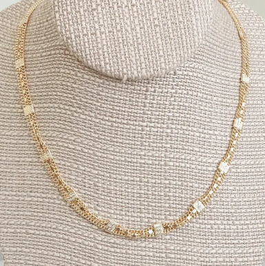 Fused Gold Necklace