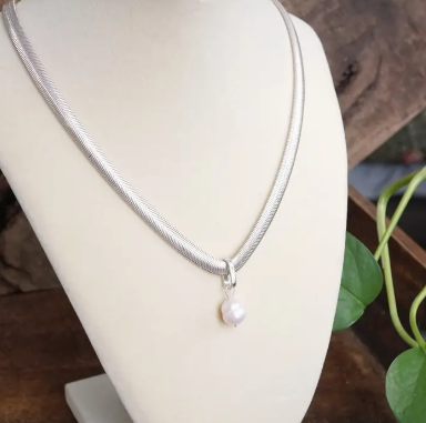 Herring Silver Necklace