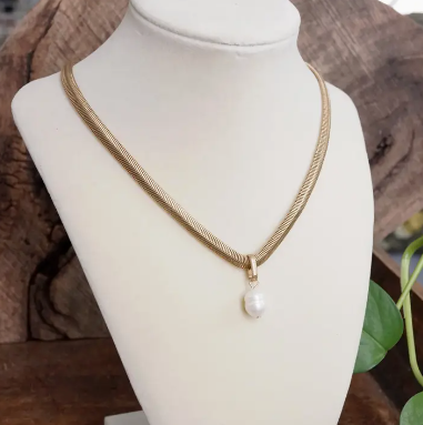 Herring Gold Necklace