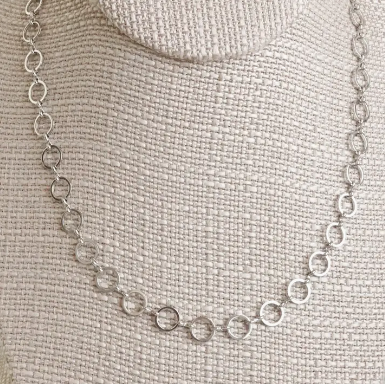 Silver Circles Necklace