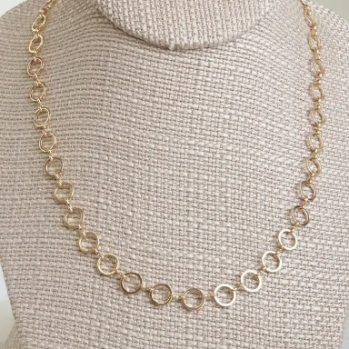 Gold Circles Necklace
