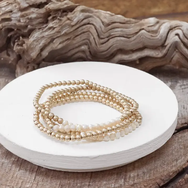 Single Tan Stone Bracelet