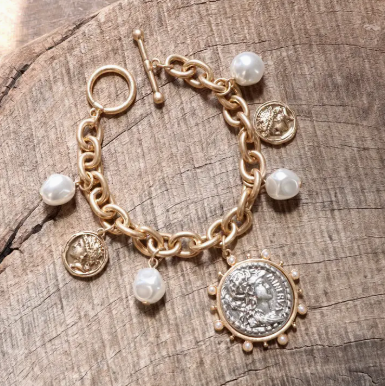 Gold Coin Bracelet