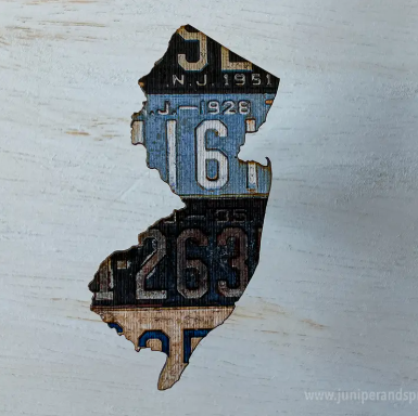 Vintage NJ Magnet