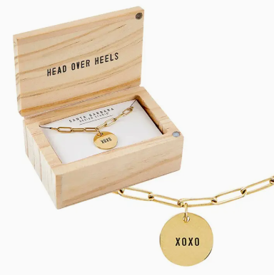 XOXO Chain Link Charm Necklace