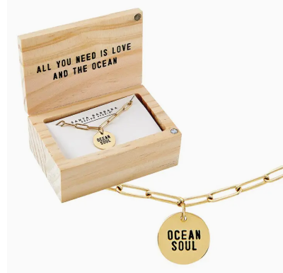 OCEAN SOUL Chain Link Charm Necklace