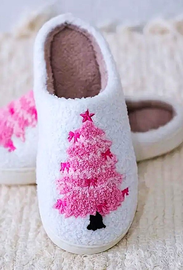 Christmas Tree Slippers