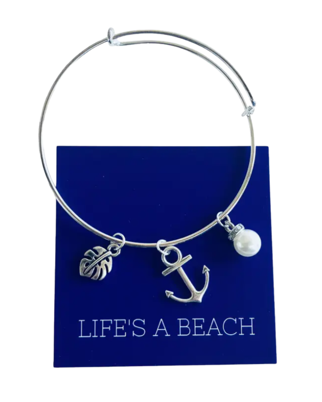 Anchor Charm Bangle