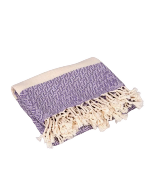Purple Sand Free Beach Towel