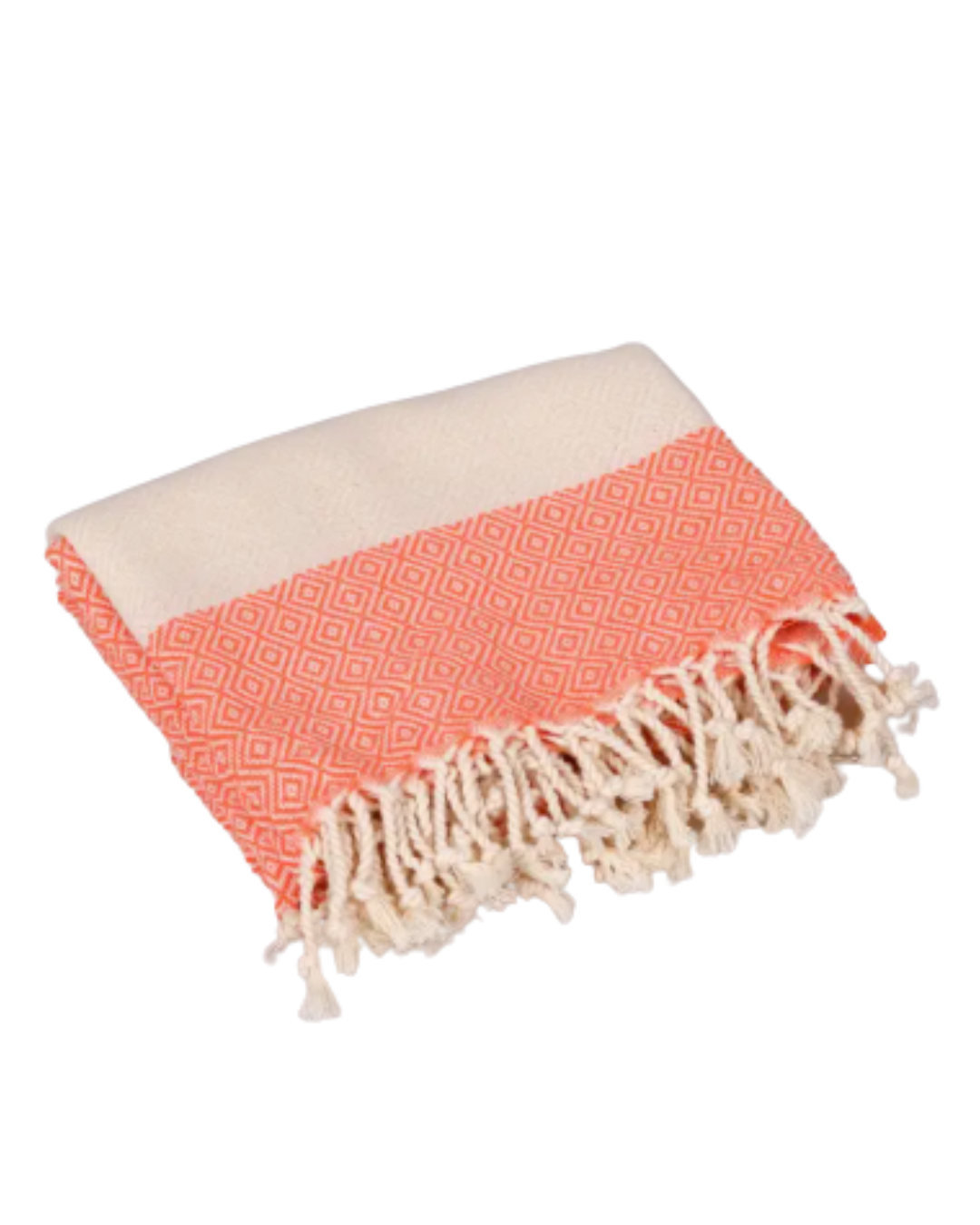 Orange Sand Free Beach Towel