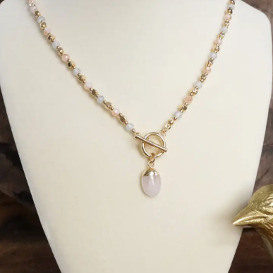 Rose Stone Necklace