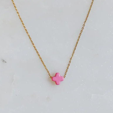So Very Blessed Pink Necklace