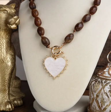 Chocolate Heart Necklace