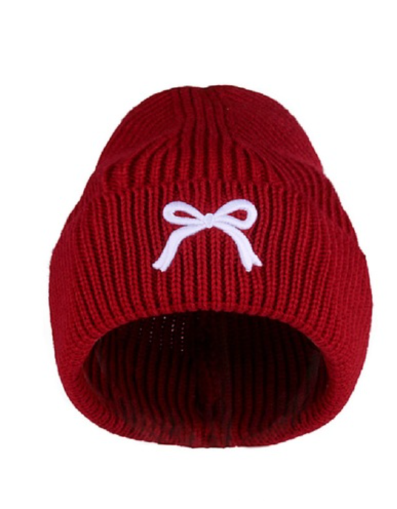 Red Bow Beanie