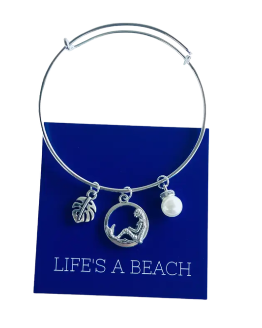 Mermaid Charm Bangle